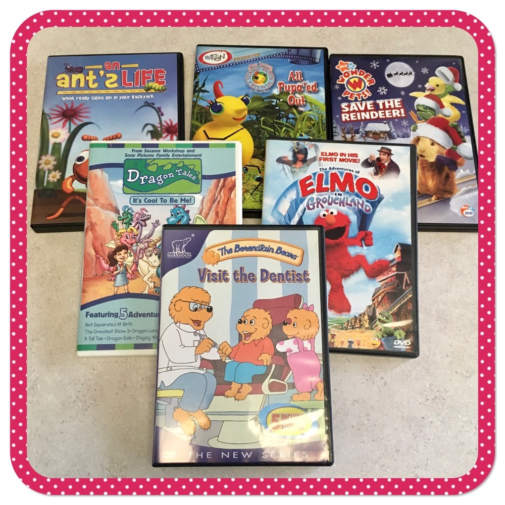 💝 KIDS’ DVDS 💝 bundle of 6 childrens dvd